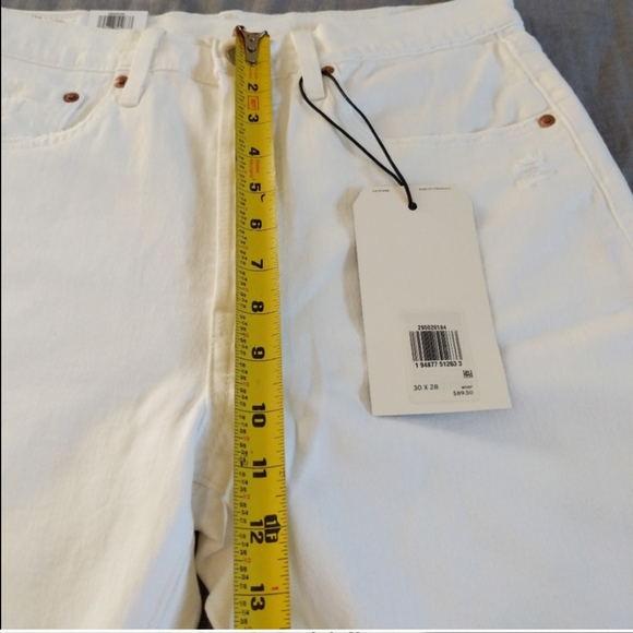 Levi's 501 Jeans Cloud Over White - Picture 9 of 14